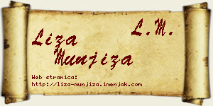 Liza Munjiza vizit kartica